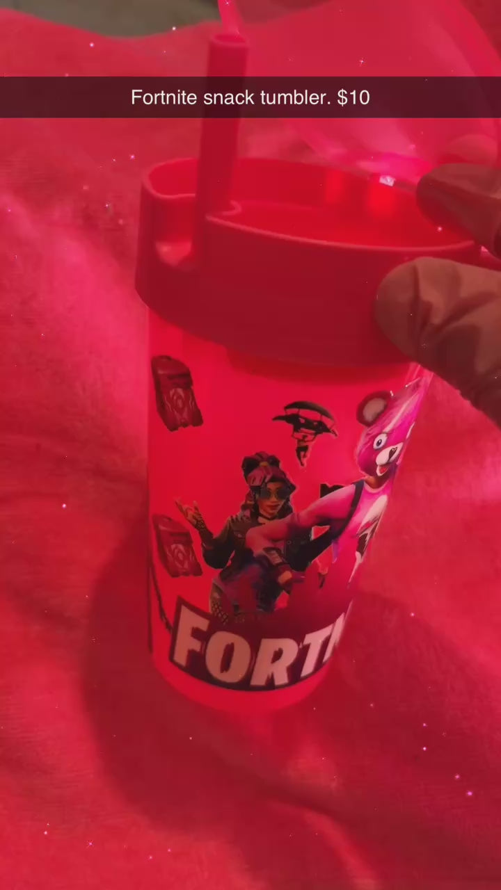 Fortnite snack tumbler