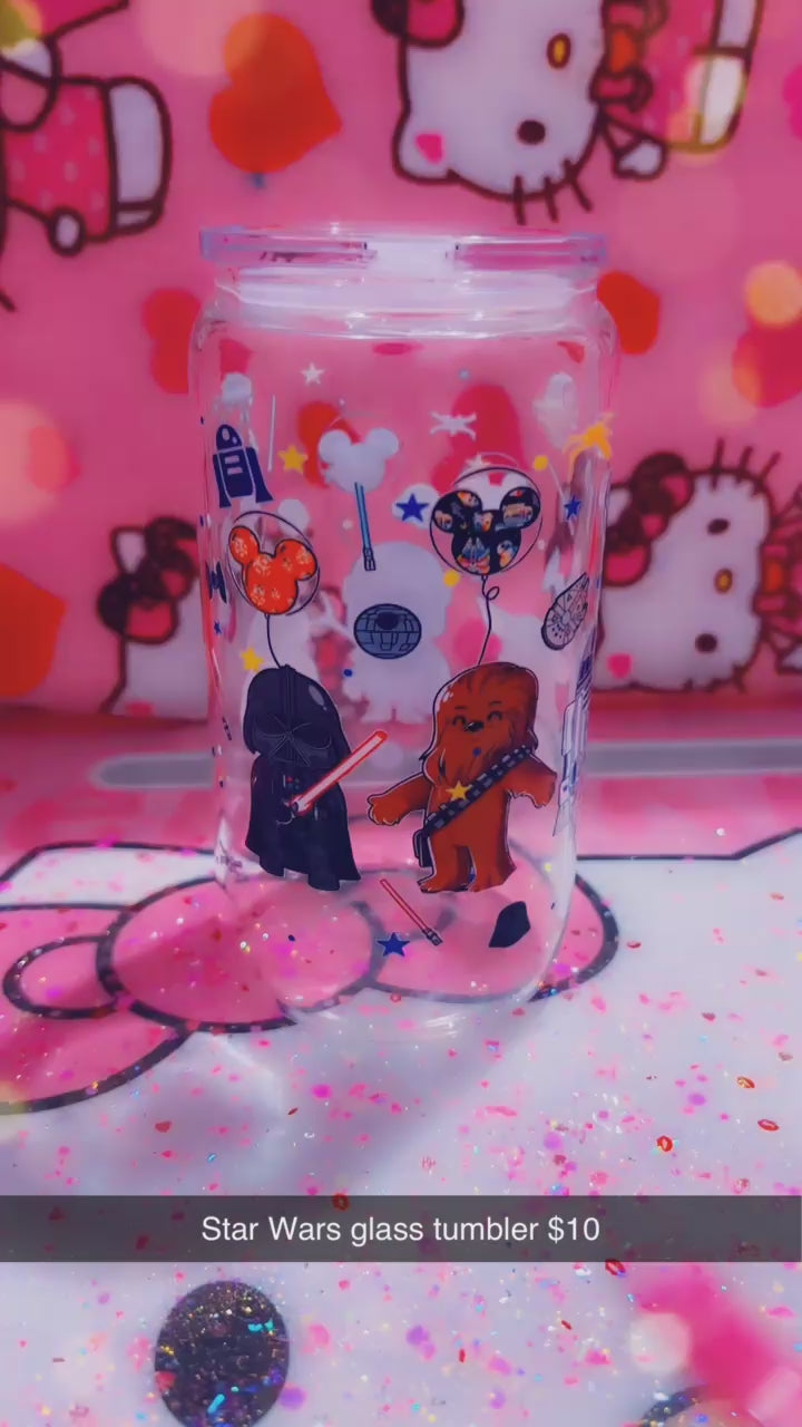 Star glass tumbler